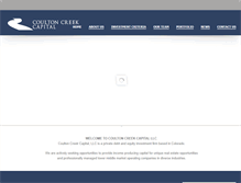 Tablet Screenshot of ccrcapital.com